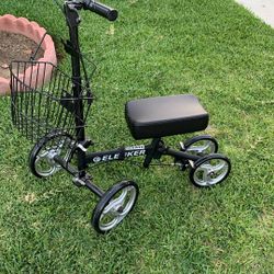 Scooter With Basket. Brakes. 