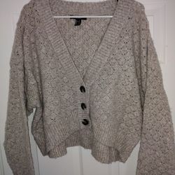 Forever 21 SizeLarge Cropped Sweater.