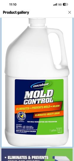 Concrobium Mold Control, 1 Gallon Refill, Eliminates and Prevents Mold, EPA Registered, Bleach Free, Odorless, VOC Free, For Indoor and Outdoor Surfac