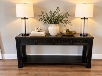 Ashley Furniture Black Console / Sofa Table – Excellent Condition