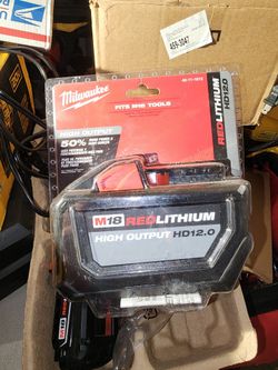 Firm Price 🛑 Milwaukee M18 12ha . Brand new battery. Precio Firme🛑