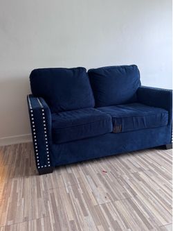 Blue sofa