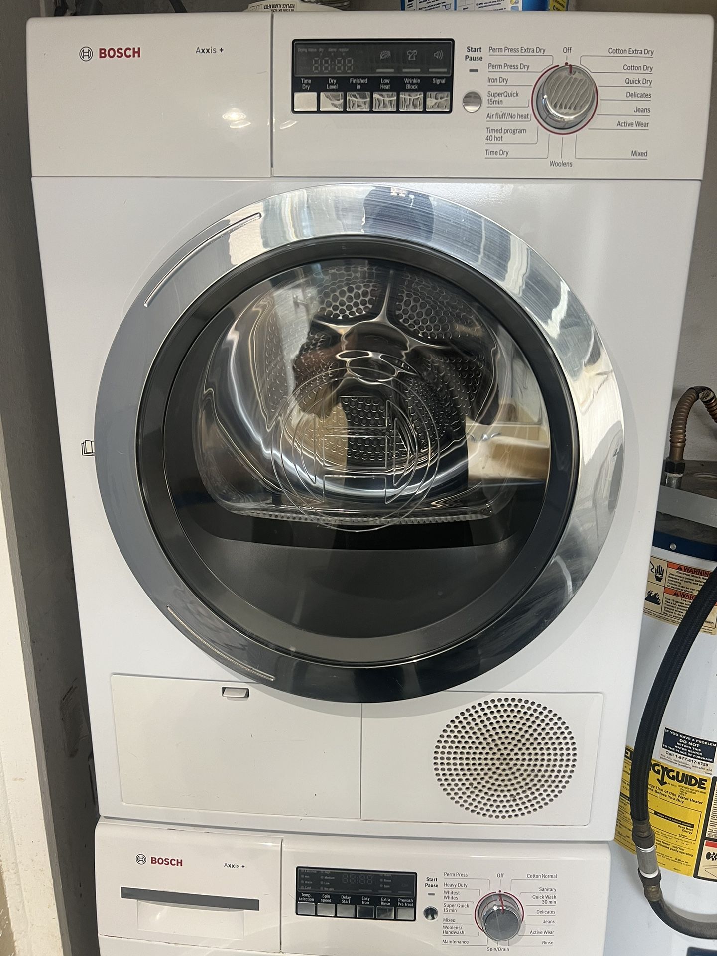 Bosch Axxis Stackable Washer & Dryer