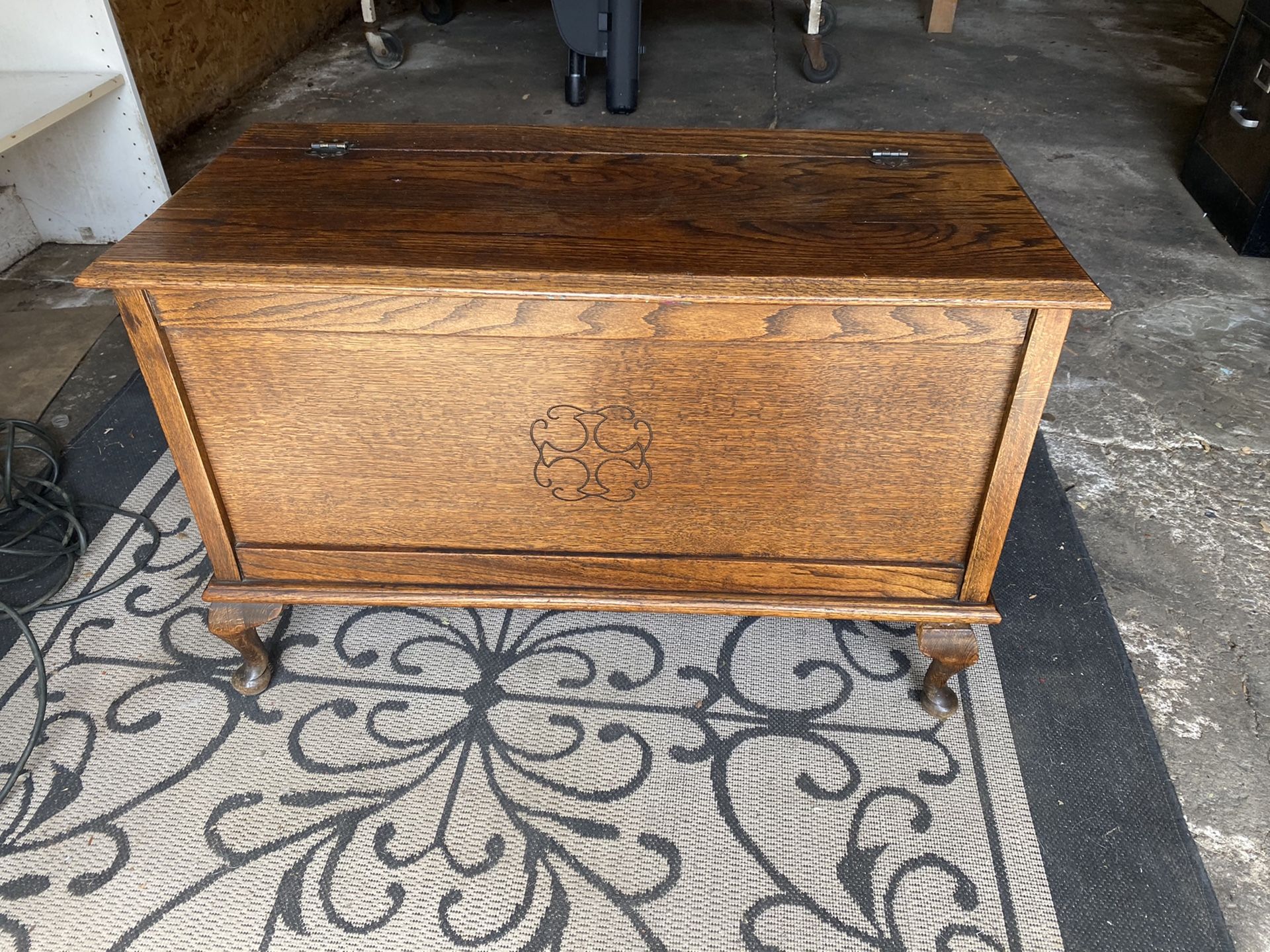 Gorgeous antique storage chest. Pick up in Tustin