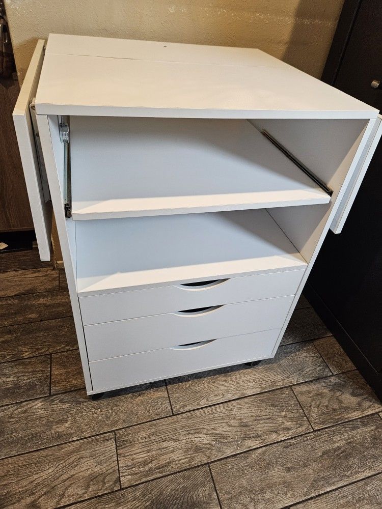 Desk Microwave Stand Utility Workstation