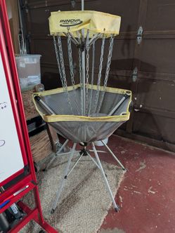 Disc golf travel goal/disc catcher
