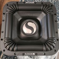 Kicker Solo X 12” Subwoofer READ ENTIRE AD