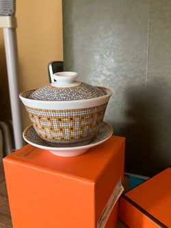 New Hermes Mosaique Teacup Set