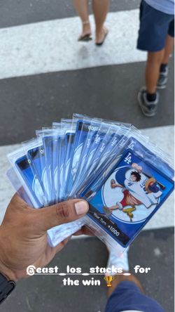 One Piece x Dodgers Promo Cards (Hand-Selected Mint Copies)