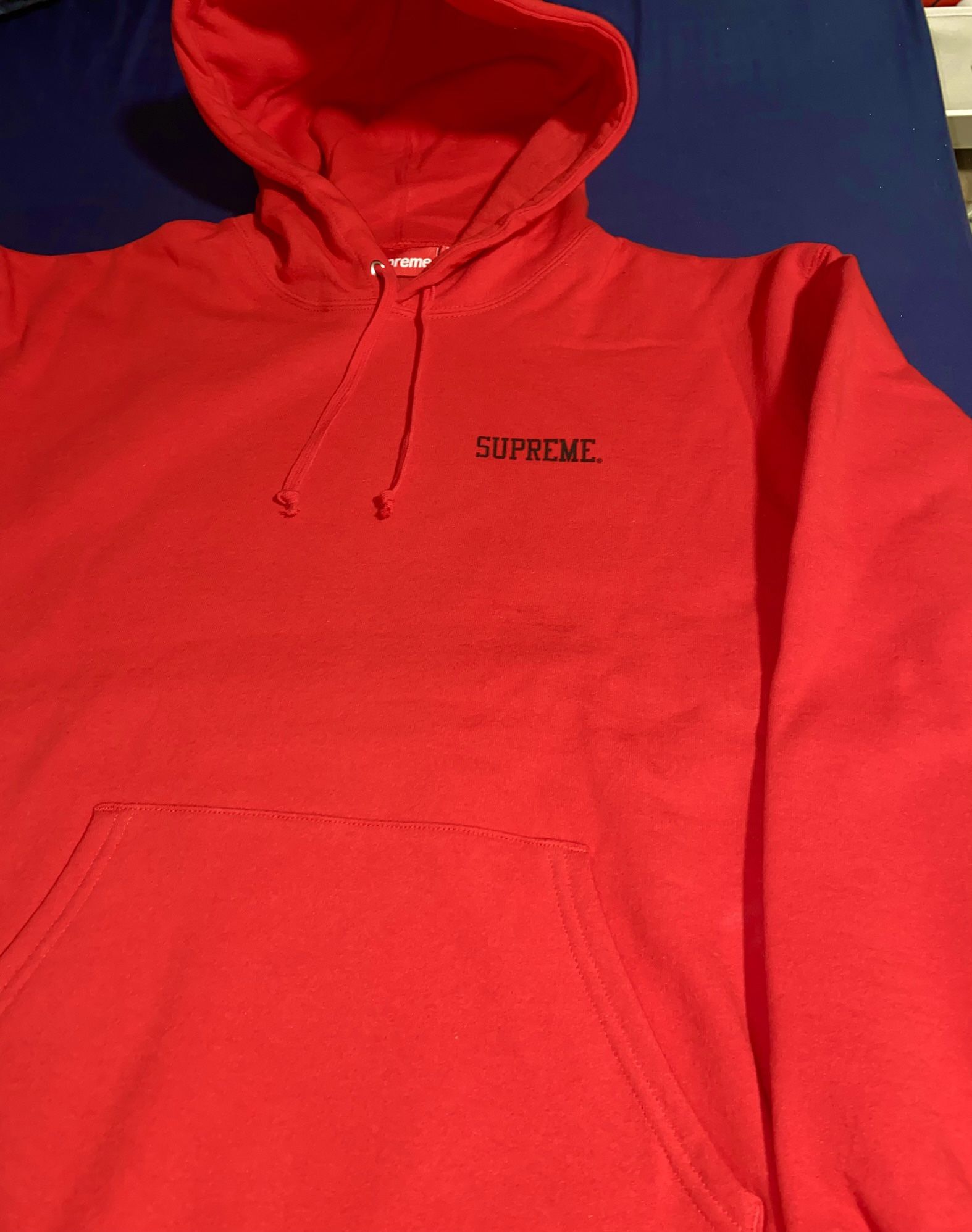 Supreme Anarchy Hoodie Sweatshirt Red L