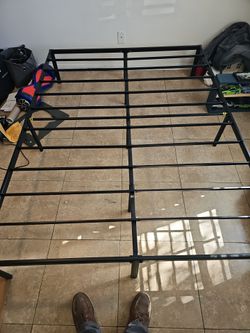 Black bed frame