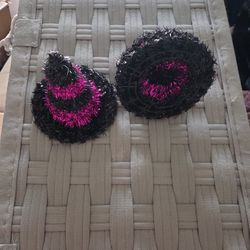 3x witch hat decor