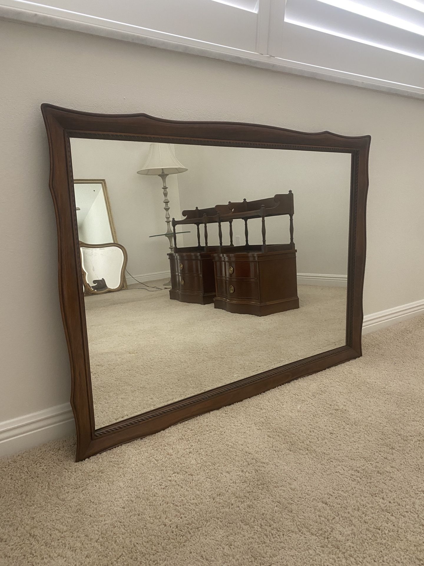 American made Antique Mahogany Mirror