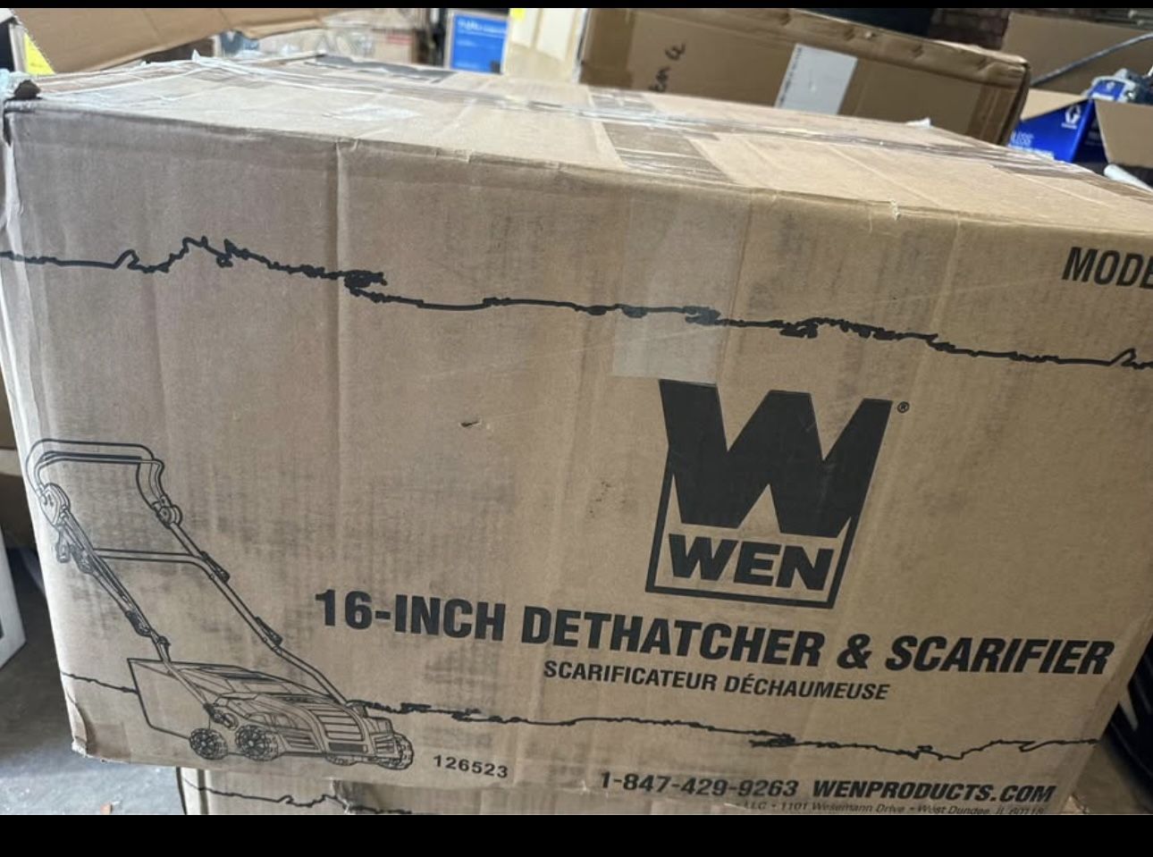 WEN Corded Electric Dethatcher & Scarifier