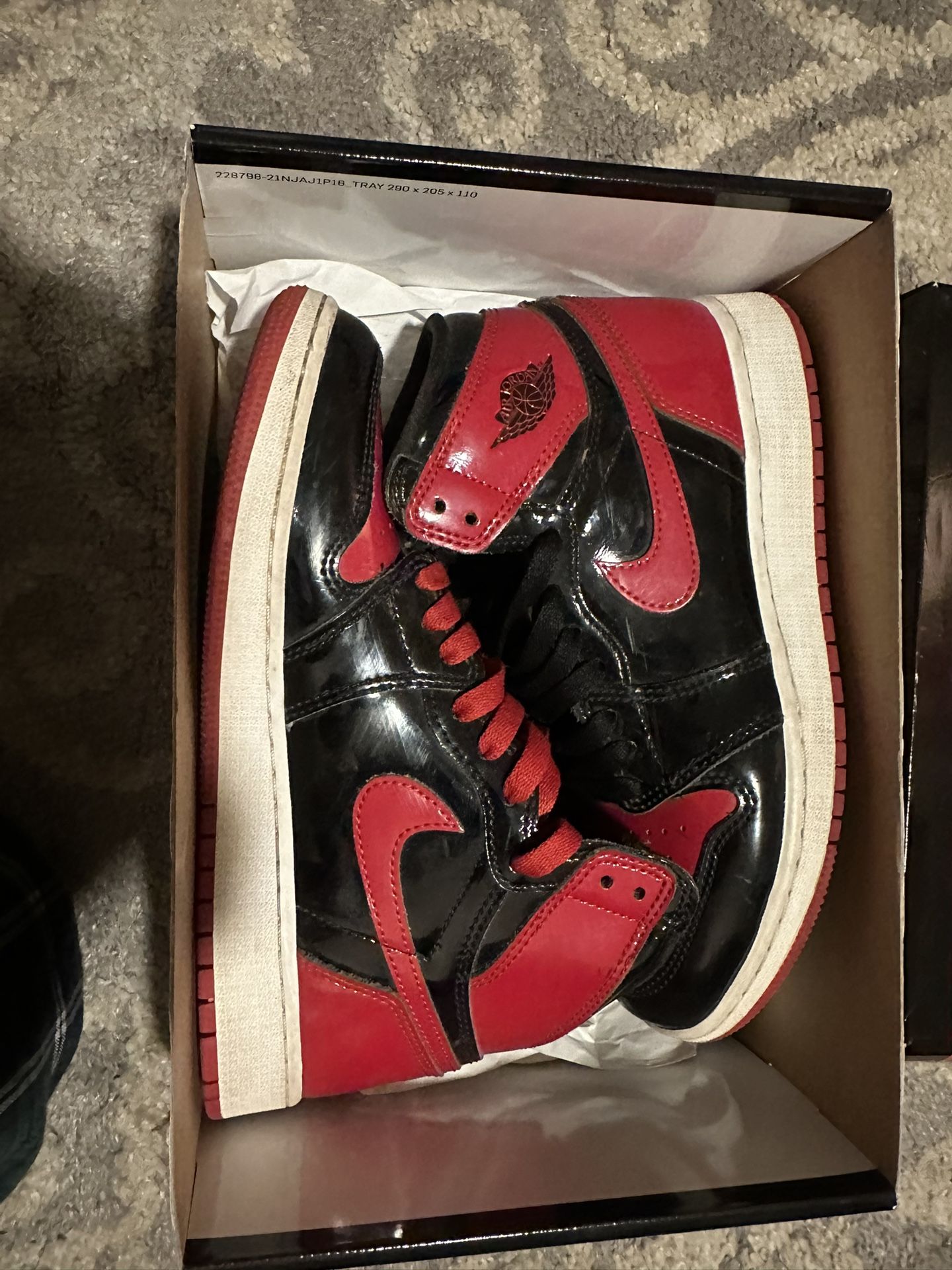 Jordan 1 Paten Breds