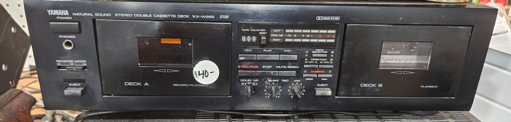Yamaha KX-W262 Stereo Double Cassette Deck