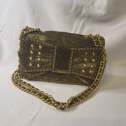 Rebecca Minkoff Gold Sweetie Bow Shoulder Bag