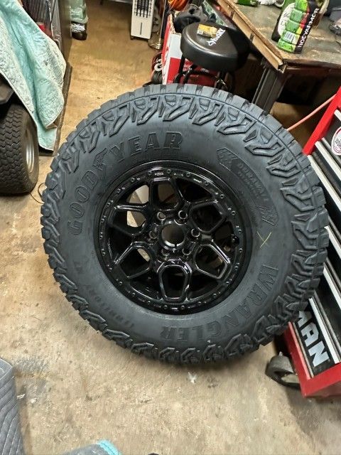 5-Brand New Never Installed: 315/70R17 "Good Year Wrangler" Truck Tires With 6-Lug Rims