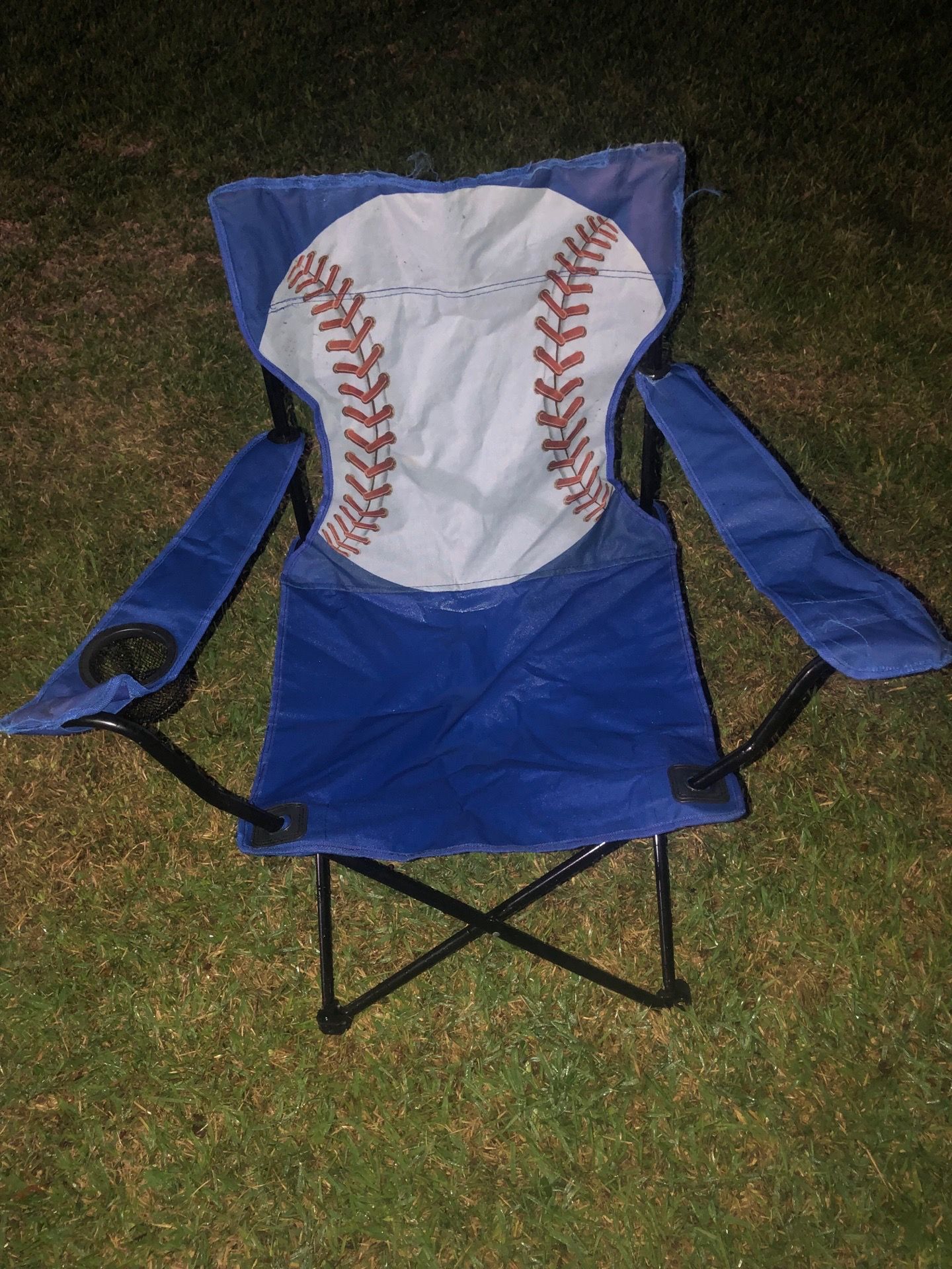 Baseball folding chair