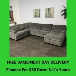 Ashley Sectional Couch Sofa | Free Delivery!