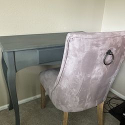 Desk with chair