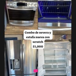 Combo Refrigerator And Stove