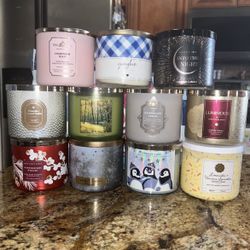 Bath & Body Works 3 Wick Candles $20 Each Firm 