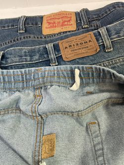Lot of 3 Men’s Jeans 44x30; Levi 559, Arizona. Haband-pants