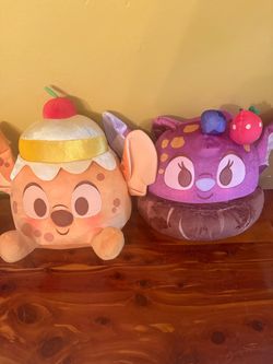Disney Stitch and Angel Dessert Plush Set