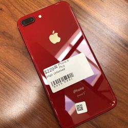 iPhone 8 Plus 64GB Red Unlocked 