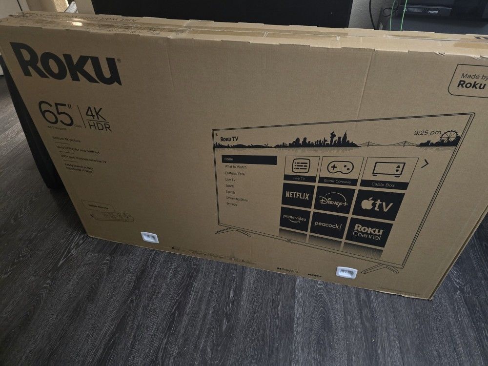 65 Inch Roku LED Smart TV
