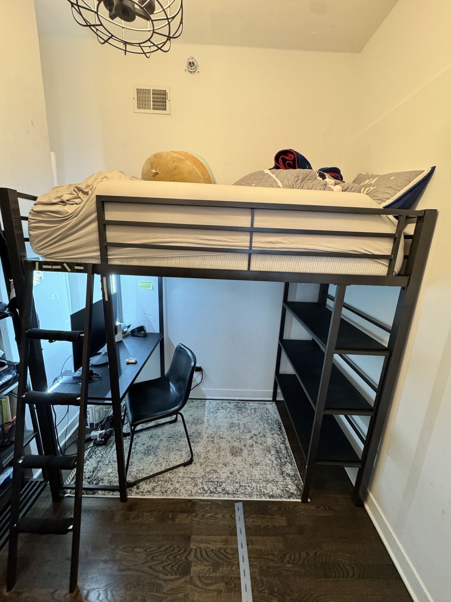 Metal Twin size Loft bed