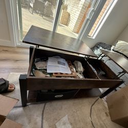 Coffee Table With Sliding Top