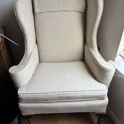 Pair Of Antique Wingback Chairs (Two)