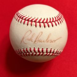 Rick Burleson -Signed Baseball