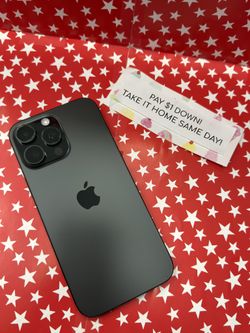 Apple iPhone 15 Pro Max - Pay $5 DOWN AVAILABLE - NO CREDIT NEEDED