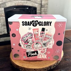 Soap and Glory Pink Tank collectible gift set. Retail $58. Brand new never used.  