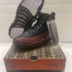 Nike Air Jordan 12 Retro A Ma Maniere Black Size DV6989-001 Men’s Size 9.5 /11W