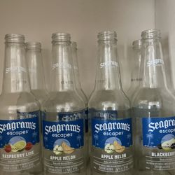 Empty Seagram’s Escape Bottles