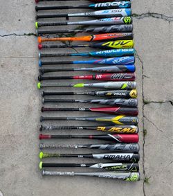 Baseball Bats USA Approved Sizes Are Shown In The Pictures $50 Each Firm Have More Equipment Available