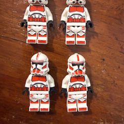Lego Star Wars Red Shock Troopers