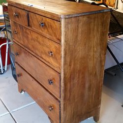 Antique Dresser. Real Wood Built In 1905