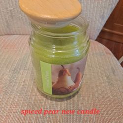 Spiced Pear Brand New 23 oz  Candle-$8.00