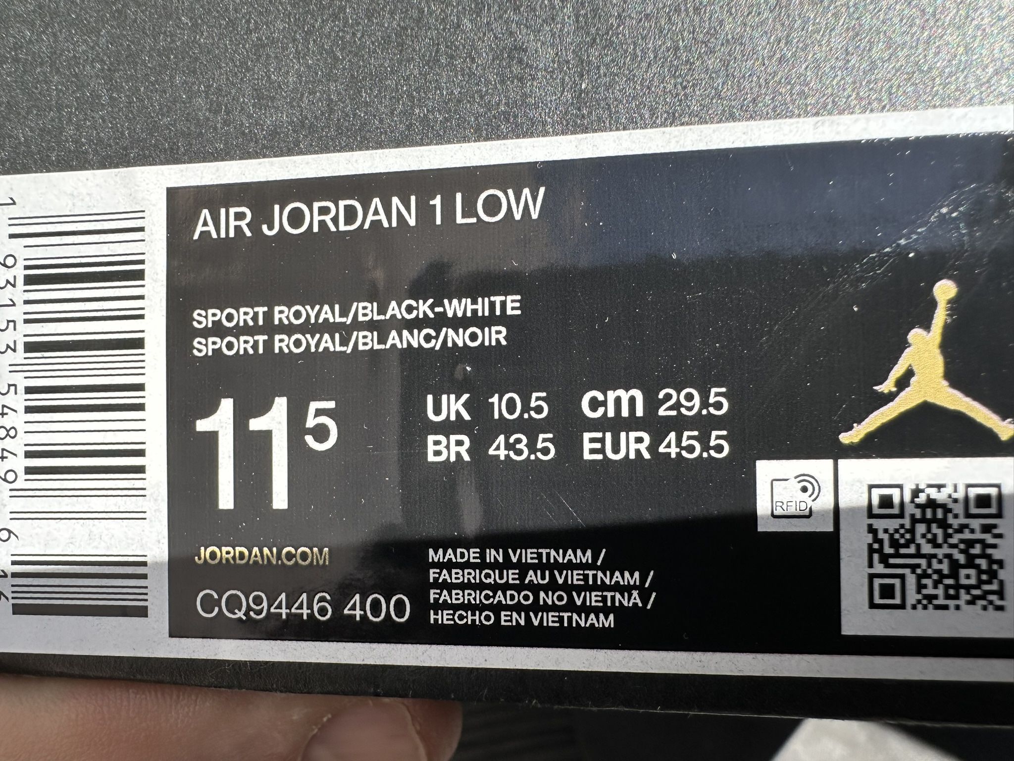 Jordan 1 Low Size 11.5