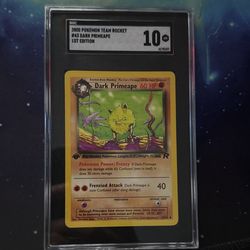 First Edition Primeape Team Rocket 