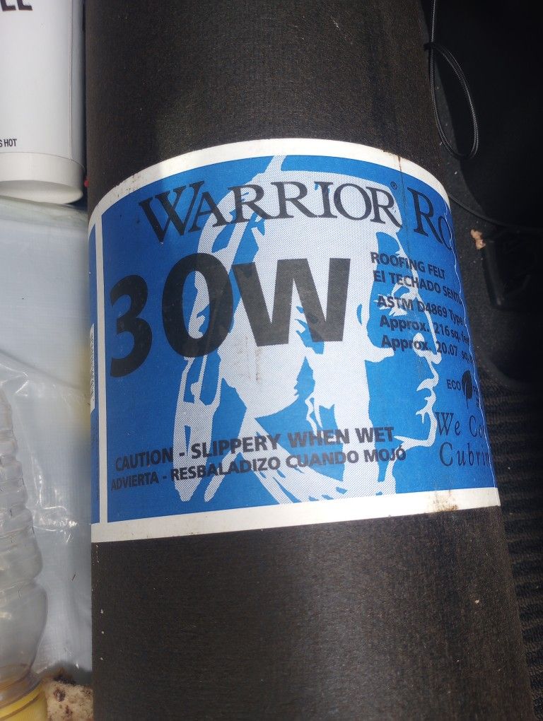 30 Lb. Felt Roof Underlayment 