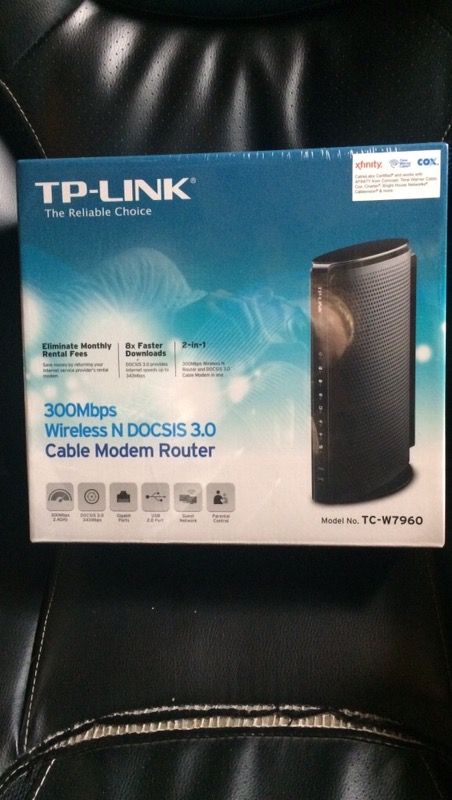 Wireless modem and router -brand new