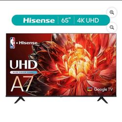 Hisense 65-Inch Class A7 Series Dolby Vision HDR 4K UHD Google Smart TV (65A7)