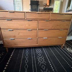 9-drawer Midcentury Inspired Dresser