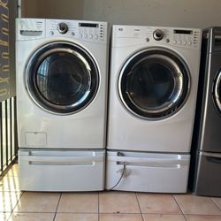 Washer And Gas Dryer Set 
